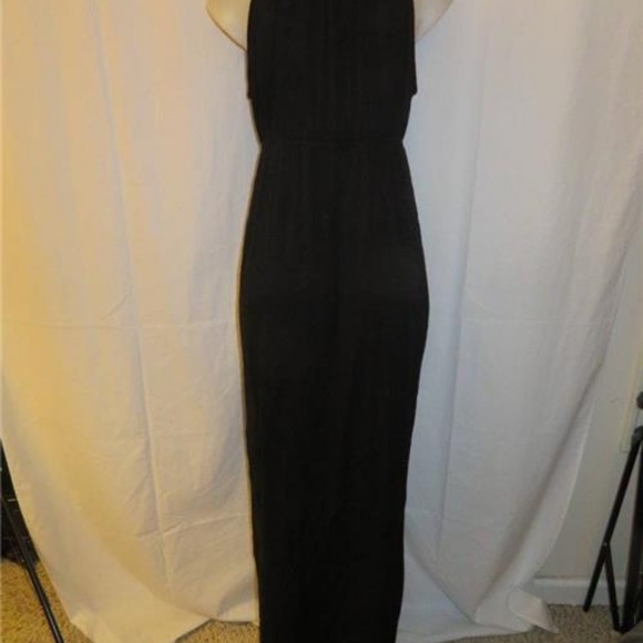 JORDAN TAYLOR BLACK STRETCH  MAXI DRESS XL - Picture 4 of 5